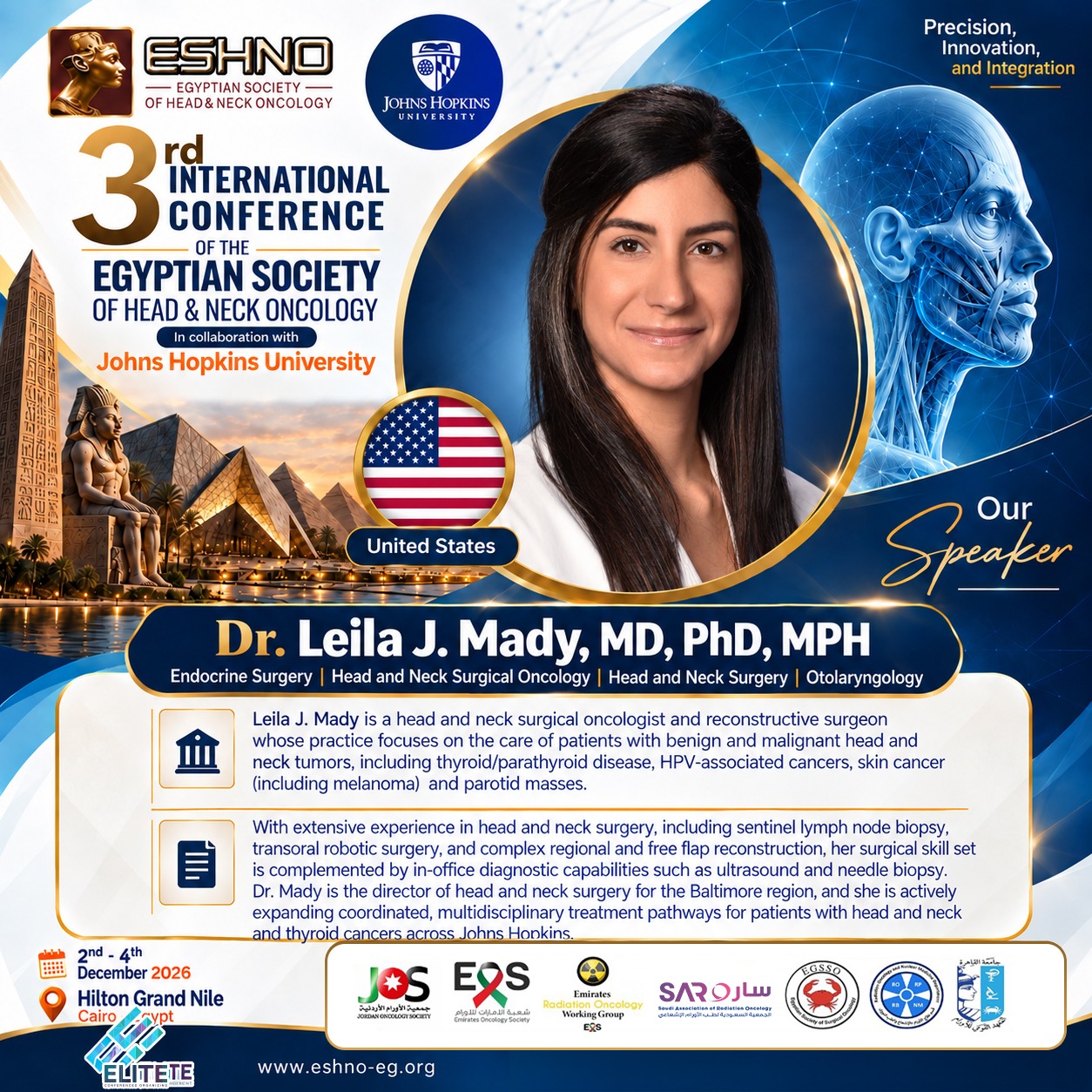 3rd International Conference of the Egyptian Society of Head & neck Oncology