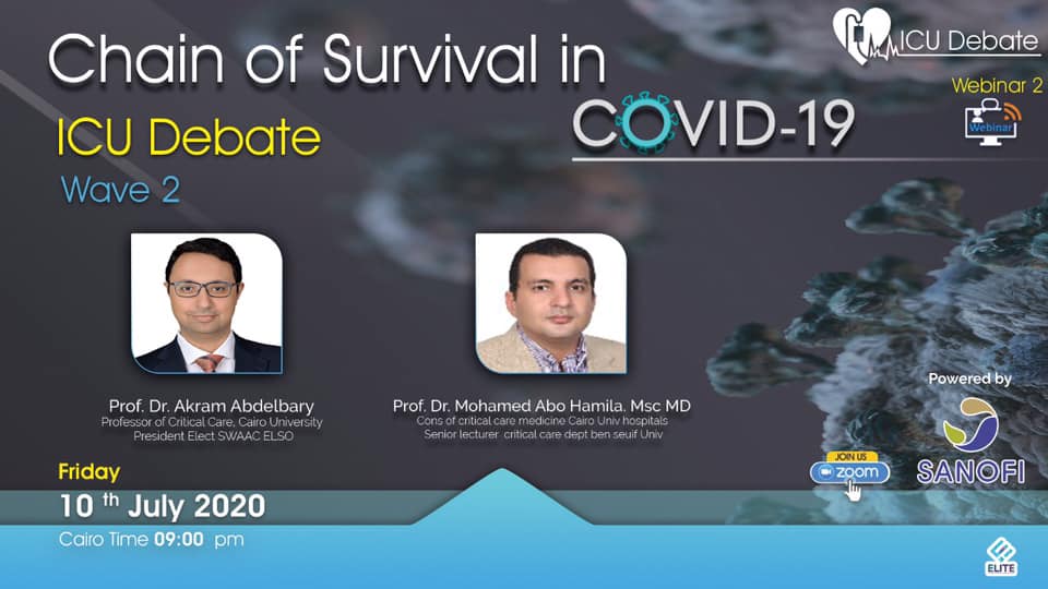 Webinar Chain of Survival in Covid-19 ICU Debate ( Wave 2 )