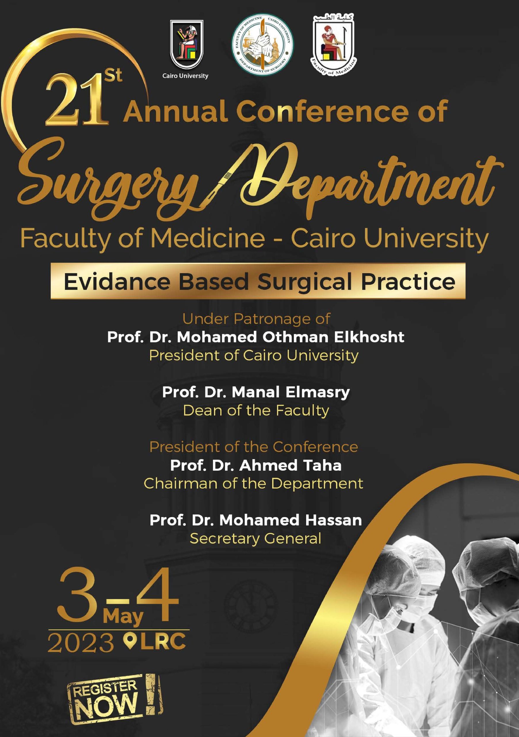 21st Annual Conference of Surgery Department Faculty of Medicine